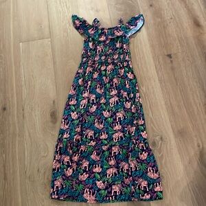 Cat and jack girls neon tiger dress | size L|